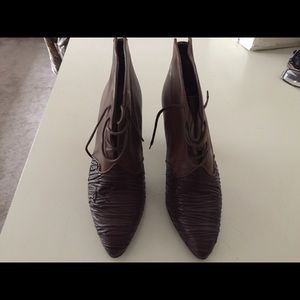 Brand New Vintage Italian leather Ankle Boots